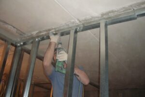 Как сделать каркас под гипсокартон?